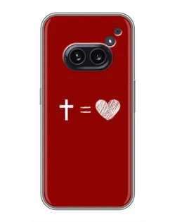 Чехол для Nothing Phone 2a с картинкой «Уравнение любви»