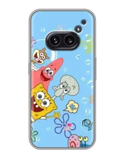 Чехол для Nothing Phone 2a с картинкой «Веселые пузырьки»