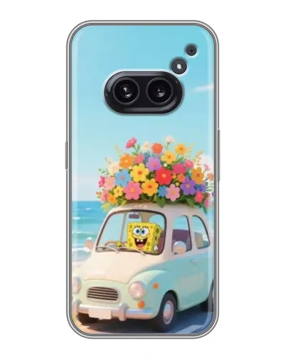 Чехол для Nothing Phone 2a с картинкой «Автомобильное путешествие»
