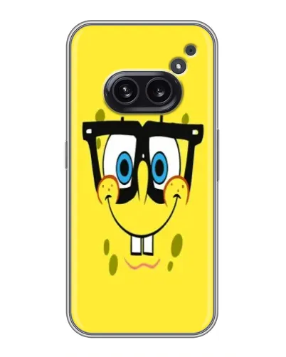 Чехол для Nothing Phone 2a с картинкой «Минималистичный Спанч Боб» Чехол для Nothing Phone 2a с картинкой «Минималистичный Спанч Боб»
