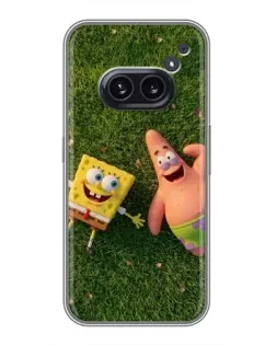Чехол для Nothing Phone 2a с картинкой «Друзья на лужайке» Чехол для Nothing Phone 2a с картинкой «Друзья на лужайке»