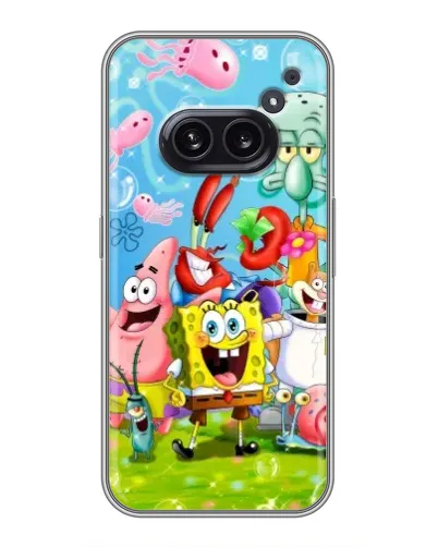 Чохол для Nothing Phone 2a з картинкою «Губка Боб та друзі» Чохол для Nothing Phone 2a з картинкою «Губка Боб та друзі»