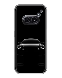 Чохол для Nothing Phone 2a з картинкою «Силует Tesla Night»