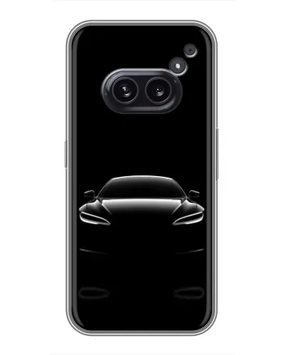 Чохол для Nothing Phone 2a з картинкою «Силует Tesla Night»