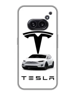 Чохол для Nothing Phone 2a з картинкою «Tesla White Style»