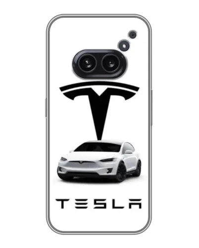 Чохол для Nothing Phone 2a з картинкою «Tesla White Style»