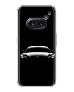 Чохол для Nothing Phone 2a з картинкою «Фари Tesla Night»