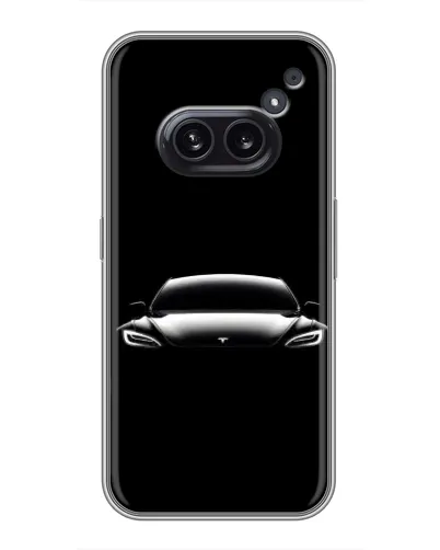 Чохол для Nothing Phone 2a з картинкою «Фари Tesla Night»