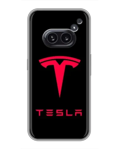 Чохол для Nothing Phone 2a з картинкою «Tesla Red Logo»
