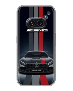 Чохол для Nothing Phone 2a з картинкою «Mercedes — білий карбон»
