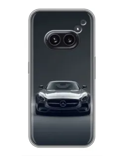 Чохол для Nothing Phone 2a з картинкою «Mercedes на чорному»