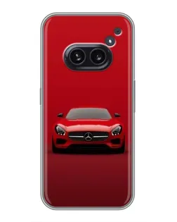 Чохол для Nothing Phone 2a з картинкою «Червоний Mercedes AMG»
