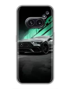 Чохол для Nothing Phone 2a з картинкою «Темний Mercedes AMG»
