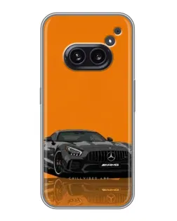 Чохол для Nothing Phone 2a з картинкою «Помаранчевий Mercedes AMG»