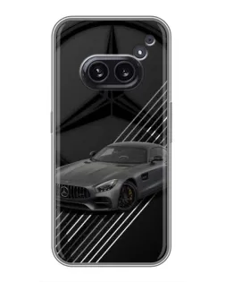 Чохол для Nothing Phone 2a з картинкою «Mercedes AMG — графіка»