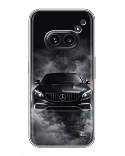 Чохол для Nothing Phone 2a з картинкою «Mercedes у диму»