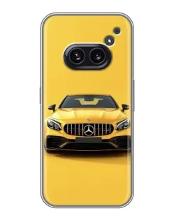 Чохол для Nothing Phone 2a з картинкою «Жовтий Mercedes GT»
