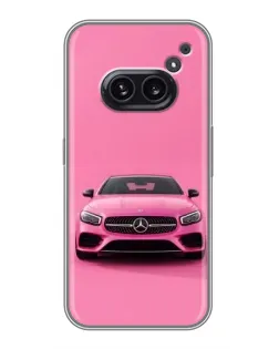 Чехол для Nothing Phone 2a с картинкой «Розовый Mercedes AMG» Чехол для Nothing Phone 2a с картинкой «Розовый Mercedes AMG»