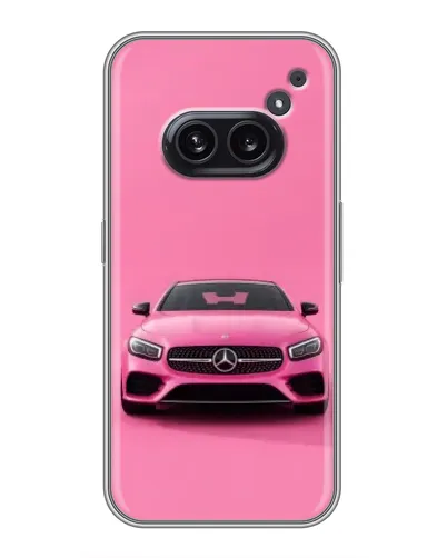 Чехол для Nothing Phone 2a с картинкой «Розовый Mercedes AMG» Чехол для Nothing Phone 2a с картинкой «Розовый Mercedes AMG»