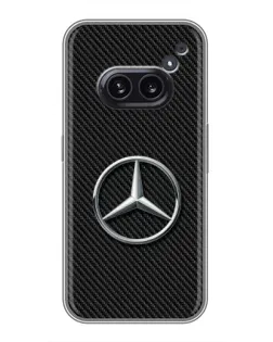 Чехол для Nothing Phone 2a с картинкой «Карбоновый Mercedes стиль» Чехол для Nothing Phone 2a с картинкой «Карбоновый Mercedes стиль»