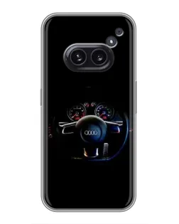 Чохол для Nothing Phone 2a з картинкою «Салон Audi — кермо»
