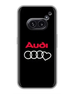 Чохол для Nothing Phone 2a з картинкою «Логотип Audi Heart»