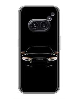 Чохол для Nothing Phone 2a з картинкою «Audi — нічний контур»