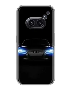 Чохол для Nothing Phone 2a з картинкою «Audi в неоні»