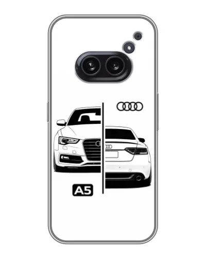 Чохол для Nothing Phone 2a з картинкою «Audi — контрастний дизайн» Чохол для Nothing Phone 2a з картинкою «Audi — контрастний дизайн»