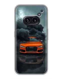 Чохол для Nothing Phone 2a з картинкою «Audi у хмарах диму»