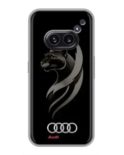 Чохол для Nothing Phone 2a з картинкою «Графіка — пантера та Audi»