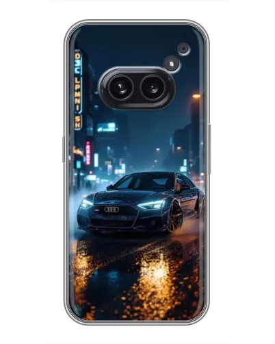 Чохол для Nothing Phone 2a з картинкою «Нічне місто та Audi» Чохол для Nothing Phone 2a з картинкою «Нічне місто та Audi»