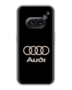 Чохол для Nothing Phone 2a з картинкою «Audi — золотий логотип»