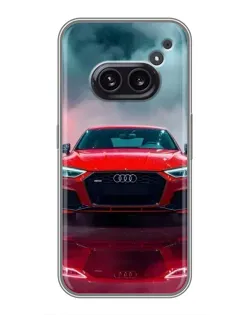 Чохол для Nothing Phone 2a з картинкою «Audi RS — червоний стиль»