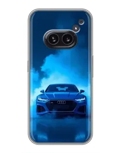 Чохол для Nothing Phone 2a з картинкою «Audi — блакитна енергія»