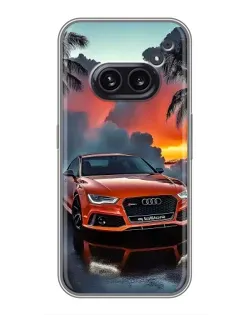 Чохол для Nothing Phone 2a з картинкою «Audi — захід сонця»