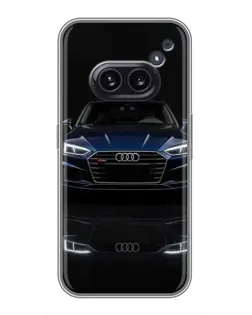 Чохол для Nothing Phone 2a з картинкою «Audi — нічне відображення»
