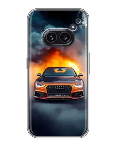 Чохол для Nothing Phone 2a з картинкою «Audi у вогняному диму» Чохол для Nothing Phone 2a з картинкою «Audi у вогняному диму»