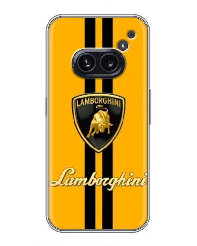 Чехол для Nothing Phone 2a с картинкой «Lamborghini Stripe желтый» Чехол для Nothing Phone 2a с картинкой «Lamborghini Stripe желтый»
