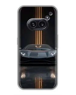 Чохол для Nothing Phone 2a з картинкою «Lamborghini золоті лінії»