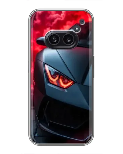 Чехол для Nothing Phone 2a с картинкой «Lamborghini красное сияние» Чехол для Nothing Phone 2a с картинкой «Lamborghini красное сияние»