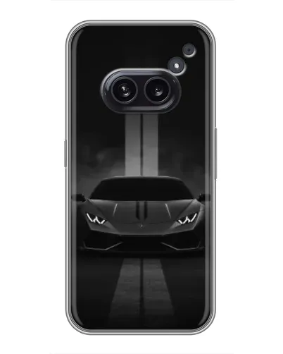 Чехол для Nothing Phone 2a с картинкой «Lamborghini симметрия дорог» Чехол для Nothing Phone 2a с картинкой «Lamborghini симметрия дорог»