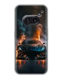 Чохол для Nothing Phone 2a з картинкою «Lamborghini димна естетика»