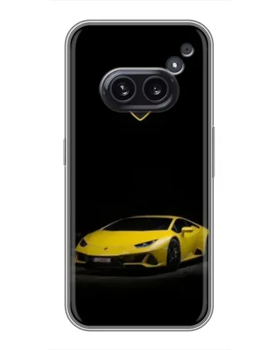 Чехол для Nothing Phone 2a с картинкой «Lamborghini желтый акцент» Чехол для Nothing Phone 2a с картинкой «Lamborghini желтый акцент»