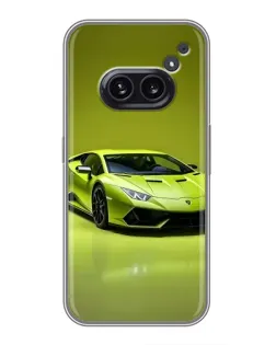 Чохол для Nothing Phone 2a з картинкою «Салатовий Lamborghini Huracan»