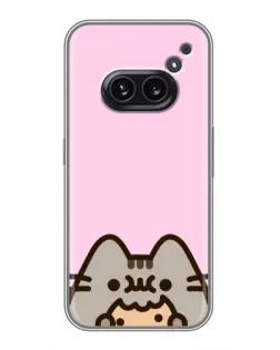 Чохол для Nothing Phone 2a з картинкою «Pusheen та печиво»