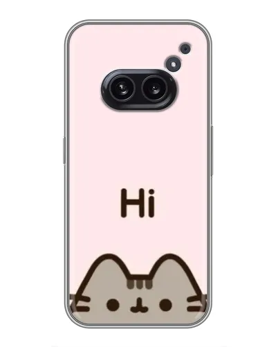 Чохол для Nothing Phone 2a з картинкою «Пушин каже Hi» Чохол для Nothing Phone 2a з картинкою «Пушин каже Hi»