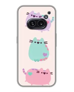 Чохол для Nothing Phone 2a з картинкою «Pusheen тріо» Чохол для Nothing Phone 2a з картинкою «Pusheen тріо»