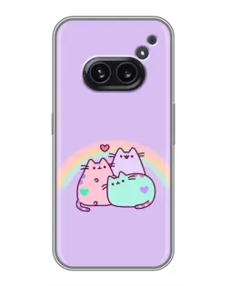 Чохол для Nothing Phone 2a з картинкою «Веселкові Пушини» Чохол для Nothing Phone 2a з картинкою «Веселкові Пушини»