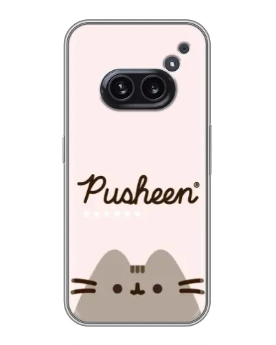 Чохол для Nothing Phone 2a з картинкою «Pusheen логотип» Чохол для Nothing Phone 2a з картинкою «Pusheen логотип»